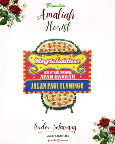 Bunga Papan Congratulation di Kramatjati